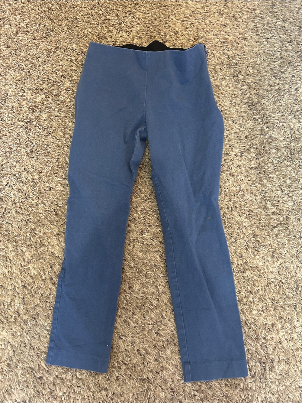 a new day Dark Blue Cropped Pull-On Women's Pants